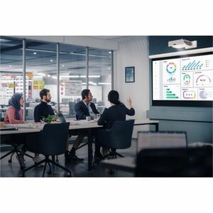 Optoma DuraCore ZK420UST 3D Ultra Short Throw DLP Projector - 16:9 - White - High Dynamic Range (HDR) - Front - 2160p - 30