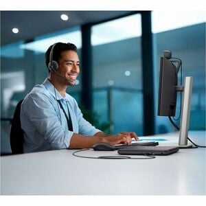 Dell Wired Headset - WH125 - Stereo - USB Type A - Wired - 20 Hz to 20 kHz - Over-the-head, On-ear - Binaural - Supra-aura