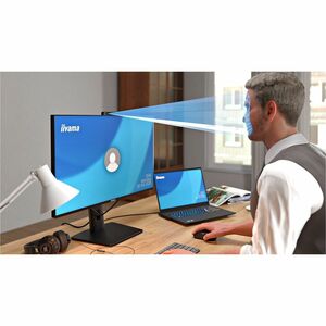 iiyama ProLite XUB2790QSUH-B2 27 Zoll Class Webcam WQHD LED-Monitor - 16:9 Format - Mattschwarz - 68,6 cm (27 Zoll) Viewab