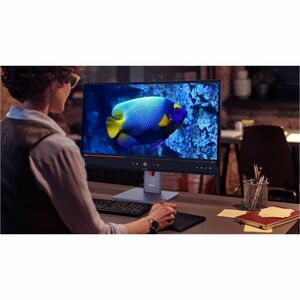 Lenovo ThinkVision P27QD-40 27 Zoll Class WQHD LED-Monitor - 16:9 Format - Schwarz - 68,6 cm (27 Zoll) Viewable - IPS-Tech