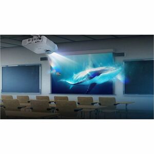 Epson EB-L210SW Short Throw 3LCD Projector - 16:10 - Wall Mountable, Ceiling Mountable, Portable, Tabletop - White - Front