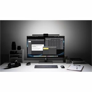 BenQ ScreenBar Halo 2 Lighting Bar - Light Grey - LED Bulb - 15 W - ABS, Aluminium for LED Monitor - 109 mm Height x 500 m