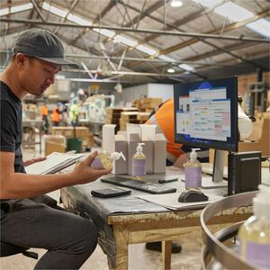 HP Pro Mini 400 G9 Desktop Computer - Intel Core i7 14th Gen i7-14700T - 16 GB - 512 GB SSD - Desktop Mini - Jack Black - 