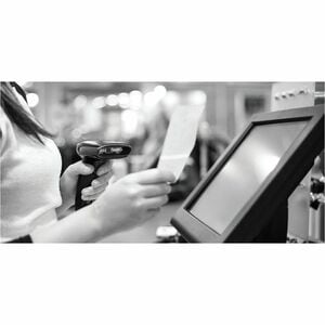 Wasp WWS652 Rugged Handheld Barcode Scanner - Wireless Connectivity - 510.54 mm Scan Distance - LED - Omni-directional - B