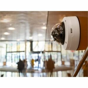 AXIS P3285-LV 2 Megapixel Indoor/Outdoor Full HD Network Camera - Colour - Dome - White - TAA Compliant - Infrared Night V