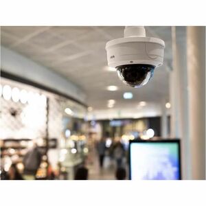 AXIS P3278-LV 8 Megapixel Indoor/Outdoor 4K Network Camera - Colour - Dome - White - TAA Compliant - Infrared Night Vision