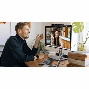 Lenovo ThinkVision MC60 (S) Webcam - Black - USB 2.0 Type A - 1920 x 1080 Video - Auto-focus - 90° Angle - Display Mount -