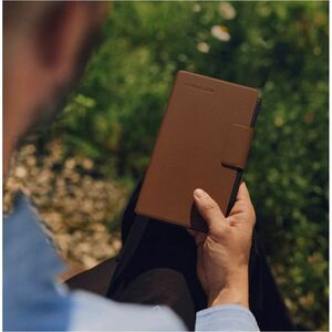 reMarkable Carrying Case (Folio) Remarkable Digital Notepad - Brown - Leather, Woven Fabric, Polyester Body - Textured