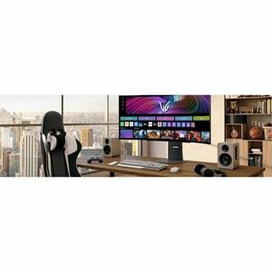LG UltraGear 45GX90SA-B 45" Class UW-QHD Curved Screen Gaming OLED Monitor - 21:9 - Black - 44.5" Viewable - OLED - 3440 x