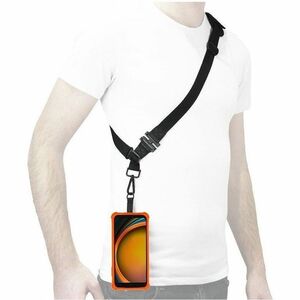 MOBILIS Robust Tasche Samsung Galaxy XCover7 Pro Smartphone - Orange - Sturzsicher, Stoßdämfpend, Stoßfest, Kratzfest, Sta