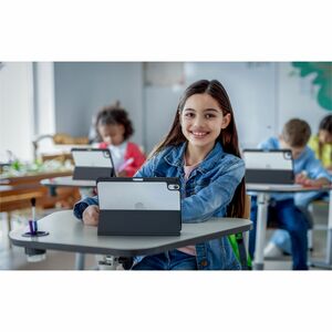 MAXCases BREEZE Carrying Case (Folio) for 27.9 cm (11") Apple iPad Air 11 (2024) Tablet - Black - Shock Absorbing, Damage 