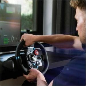 Logitech Driving Force 991-000557 Gaming Gear Shifter/Pedal/Steering Wheel - PlayStation 4, PlayStation 3, PlayStation 5, PC