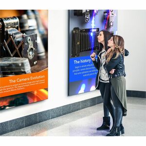 Sharp 55" Ultra-Narrow Bezel Professional-Grade Display - 55" LCD - Super In-plane Switching (S-IPS) Technology - High Dyn