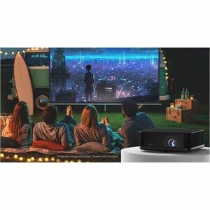 Epson Lifestudio 3LCD Projector - 16:9 - Portable, Ceiling Mountable - Black - High Dynamic Range (HDR) - Front, Rear, Cei