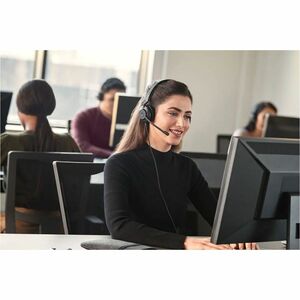 Jabra Evolve2 30 SE 有线 入耳式, 头戴式 立体声 耳机 - Microsoft Teams认证 - 双声道 - 上耳式 - 20 Hz 到 20 kHz - 150 cm 线缆 - 微机电（MEMS ）技术, 驻极体电容器
