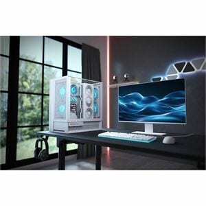 COUGAR OmnyX CGR-2WA3W-RGB Gabinete para computadora gamer - Mini ITX, Micro ATX, ATX Placa base admitida - Media Torre - 
