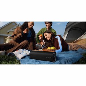 MI Sound Party MDZ-39-DB Portable Bluetooth Speaker System - 50 W RMS - Black - Surround Sound - Near Field Communication 