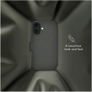 dbramante1928 ApS Lynge Carrying Case (Wallet) Apple iPhone 17 Smartphone - Forest Shadow - Stain Resistant - Plastic, Lea