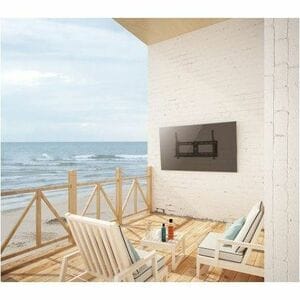 Soporte de Pared para TV Antirrobo Exterior, con Inclinación, para Pantallas de 37" a 86" , Soporte de Pared para TV Antir