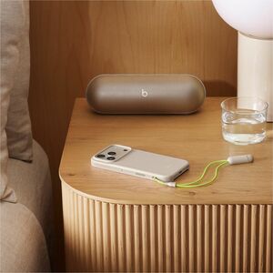 Beats by Dr. Dre Carrying Case Apple iPhone 17 Pro Smartphone - Limestone - Scratch Resistant, Drop Resistant, Shock Absor