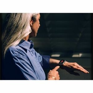 Apple Watch Series 11 Smart Watch - 46 mm Case Height - 39 mm Case Width - Jet Black Case Color - Black Band Color - Alumi