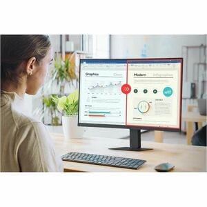 LG 27U421A-B 27" (68.6 cm) Class Full HD Curved Screen LCD Monitor - 16:9 - Black - 27" (68.6 cm) Viewable - Vertical Alig