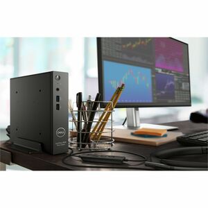 Dell OptiPlex 3000 Thin Client - Intel Celeron N5105 Quad-core (4 Core) 2 GHz - Standard Black - Intel Chip - 8 GB RAM DDR