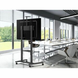 Vogel's Essential T1041 Display Cart - 100 kg Load Capacity - 4 Casters - Black - 165.1 cm (65") to 279.4 cm (110") Screen