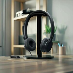 Incase Designed by Microsoft Modern Wired On-ear, Over-the-head Stereo Headset - Black - Microsoft Teams Certification - B
