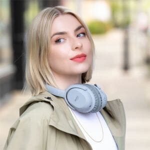 LINDY LH500XW Kabel/Kabellos Kopfbügel, Über das Ohr, Auf den Ohren Stereo Headset - Schwarz - Binaural - Ohrumschließend 