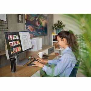 ALOGIC Edge 40" Ultrawide WQHD LCD Monitor with 90W PD, Silver, HDMI cable, USB-C cable, Power Adaptor