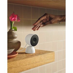 Google Nest Nest Cam Indoor 2K Network Camera - Color - Snow - 15 ft Infrared Night Vision - H.265, H.264 - 2560 x 1440 - 