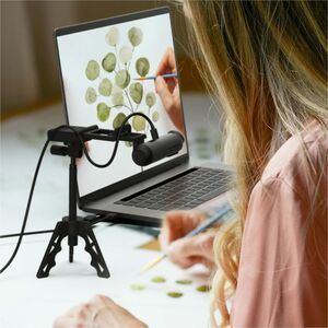 j5create JVU302-N Webcam - 5 Megapixel - 60 fps - Black - USB 2.0 Type A/USB Type C - 1 Pack(s) - 2K, Full HD - 2560 x 144