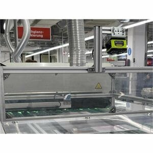 Zebra NS42 Rugged Industrial, Logistics Fixed Mount Barcode Scanner - Cable Connectivity - Industrial Green - 2.34 m Scan 