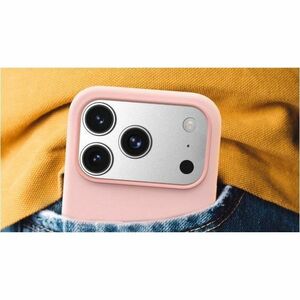 Belkin SheerForce Case for Apple iPhone 17 Pro Smartphone - Textured Buttons - Pink - Drop Resistant, Impact Resistant - P