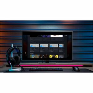 Logitech G G515 RAPID TKL 游戏键盘 - 无数字小键盘 - 电缆 连接 - A 型 USB 接口 - RGB LED - 英文（美国） - QWERTY 布局 - 白 - 磁力 按键开关 - Windows 10, Wi