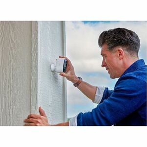 Arlo Essential 4 Megapixel Outdoor 2K Network Camera - Colour - 2 - White - Infrared/Color Night Vision - 2560 x 1440 - Wi