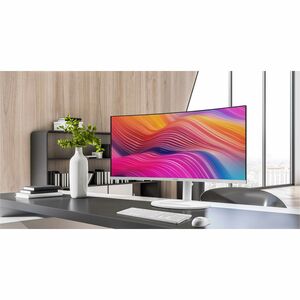 White 34 Curved 1500R VA UWQHD 120Hz 1ms USB-C 98W DP 2xHDMI USB Hub 2A1B KVM Height Adjustable Speakers 3Y