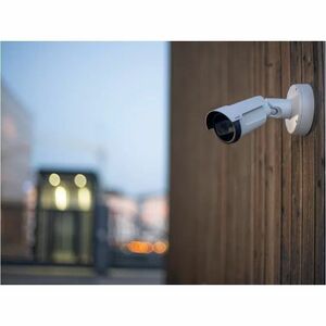 AXIS P1487-LE 5 Megapixel Indoor/Outdoor Network Camera - Colour - Bullet - White - TAA Compliant - 50 m Infrared Night Vi