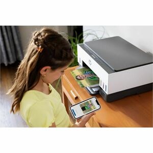 HP 6005 Wired & Wireless Smart Tank Inkjet Multifunction Printer - Colour - Copier/Printer/Scanner - 12 ppm Mono/7 ppm Col