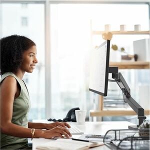 Ergotron Desk Mount for Monitor, LCD Display - Black - Height Adjustable - 1 Display(s) Supported - 86.4 cm (34") Screen S