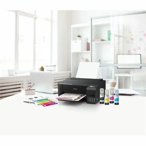 Epson L L1210 Desktop Wired EcoTank Inkjet Printer - Colour - 33 ppm Mono / 15 ppm Color - 5760 x 1440 dpi Print - Manual 