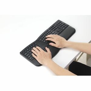 Kensington Pro Fit Ergo KB680 EQ Rechargeable Keyboard - Wireless Connectivity - Bluetooth/RF - Full-size - 5.4 - 2.40 GHz