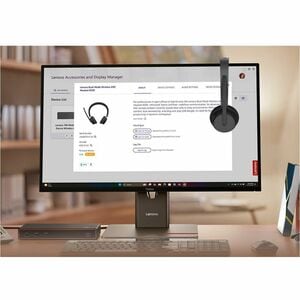 Cuffie Lenovo 6550 Wireless Over-the-head Stereo - Nero - Microsoft Teams Certification - Binaural - Circumaurale - 3000 c