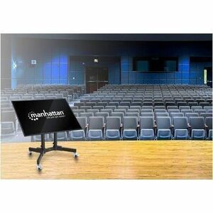 Soporte compacto tipo carro para pantallas de 23" a 70" con inclinación de 45°, Soporta una pantalla de 23" a 70" hasta 40