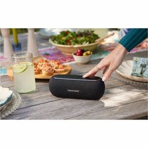 Harman Kardon Luna Portable Bluetooth Speaker System - 40 W RMS - Black - 60 Hz to 20 kHz - Battery Rechargeable