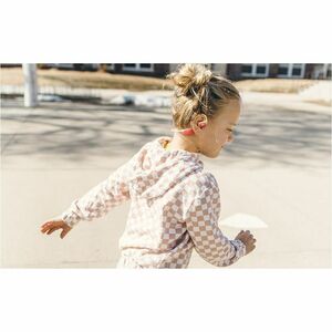 JBL Junior Free Wireless Open-Ear Kids Headphone - Stereo - Wireless - Bluetooth - 32 Ohm - 20 Hz to 20 kHz - Behind-the-n