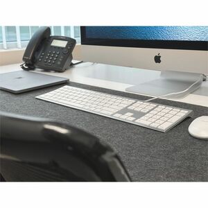 Macally Everyday Premium USB A + C Keyboard for Mac (Aluminum) - Cable Connectivity - Full-size - USB Type A, USB Type C I