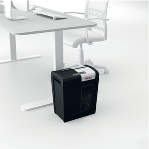 Rexel Secure MC6 Paper Shredder - Micro Cut - 6 Per Pass - for shredding Paper - P-5 - 18 L Wastebin Capacity - Black