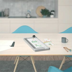 Leitz Precision Trimmer - A4 - 8 Sheet Cutting Capacity - Steel Blade - 46 mm Height x 153 mm Width x 376 mm Depth - Light